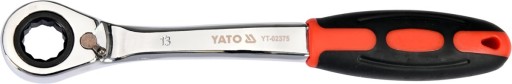 YATO KRÚŽKOVÝ KĽÚČ 13mm OHNUTÁ RAČNA CrV