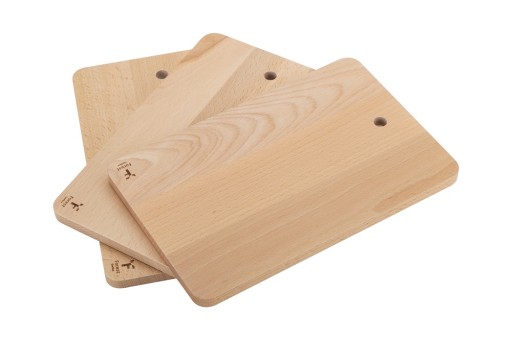 SET Doska na krájanie 3 kusy 23x15cm bukové drevo