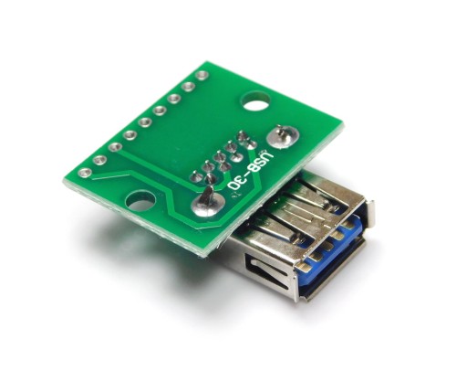 Adaptérový modul USB 3.0 A(F)/9PIN zásuvka 2,54 mm