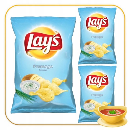 Lay's Lays Fromage Cream chipsy 3x 130g