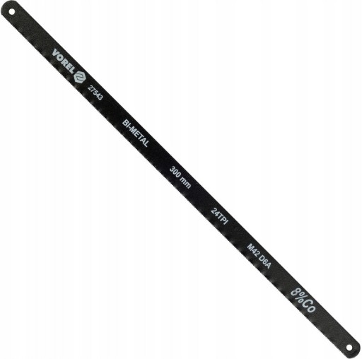 PÍLOVÝ LIST BI-KOVOVÝ M42 + D6A + Co 8% NA KOV 300mm 2 KS 24 TPI