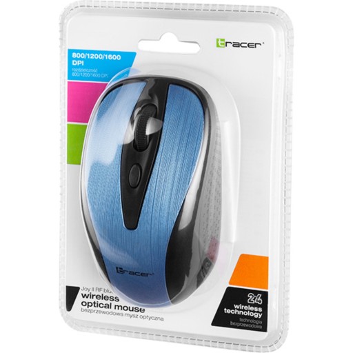 USB myš TRACER Joy II BLUE RF NANO 1600DPI