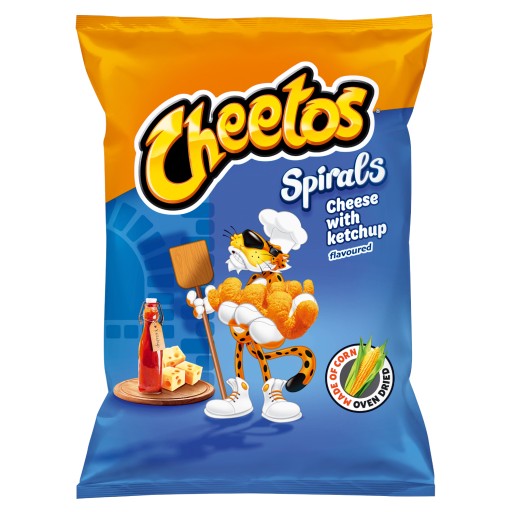 Cheetos Špirály Syr s kečupovými lupienkami 130g