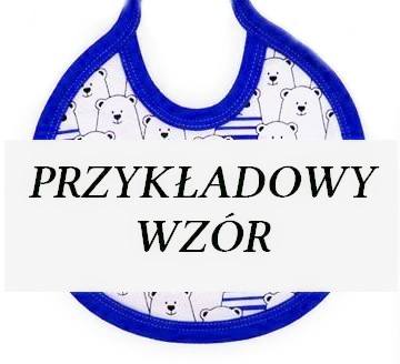 BIB MIX podbradník, chlapčenské farby KLEKLE