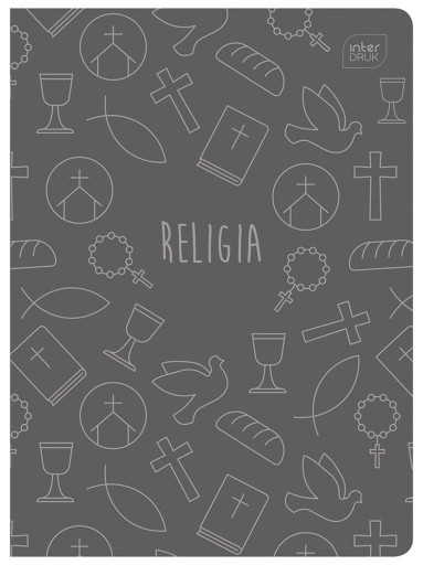 Zápisník A5 so 60 štvorcovými stranami RELIGION (75052)