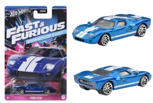 HRW39 HORÚCE KOLESÁ RÝCHLO A ZBESILO ŽENY FORD GT-40