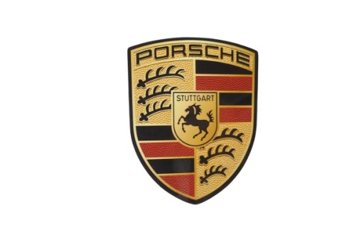 NÁLEPKA S LOGOM PORSCHE 7,5 x 9,6 cm