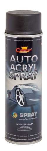 Sprej Auto Acryl Champion 500ml - čierny základný náter