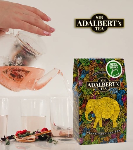 SIR ADALBERT'S ČIERNY TROPICKÝ ČAJ 100 g