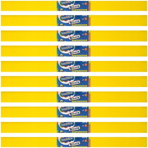 BAMBINO CRIPPLED hodvábny papier 50x200cm DEKORATÍVNY ŽLTÝ 10 kusov