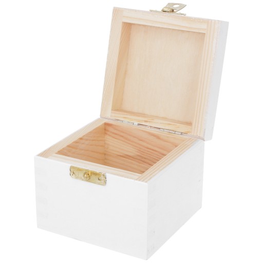 BOX drevený kontajnerový box 10x10 BIELY