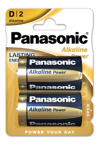 Alkalické batérie D Panasonic Alkaline Power 2 ks