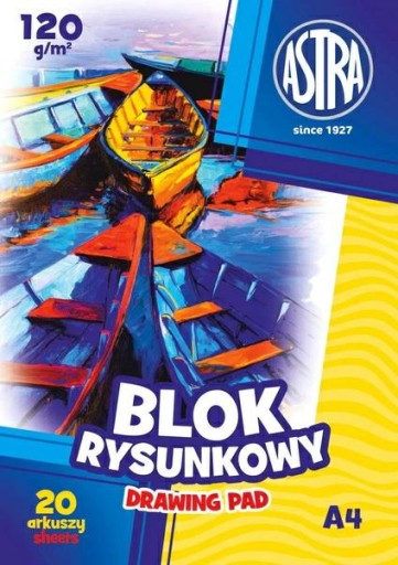 KRESLENIE BLOK A4/20 ASTRA 120G