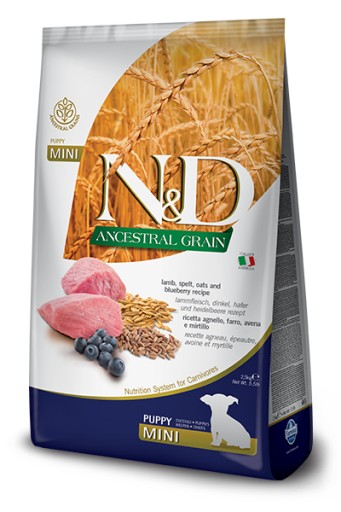 Krmivo pre psov Farmina ND Mini Puppy Lamb 500g HMOTNOSŤ
