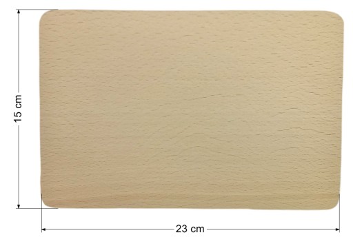 KUCHYNSKÁ DOSKA DREVENÝ PODNÁK 23X15 CM
