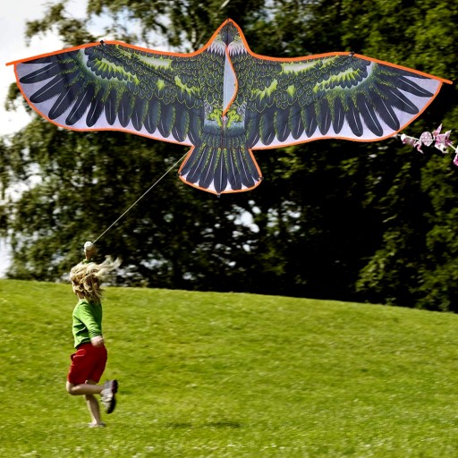 VEĽKÝ KITE XXL ODPRAĎOVAČ VTÁKOV EAGLE HAWK 140cm lano DARČEK