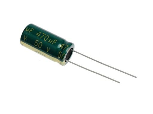 Kondenzátor 470uF/50V Low ESR (2 ks)