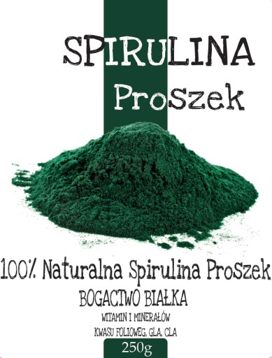SPIRULINA 250g prášok, prírodný, riasy / BIOSWENA