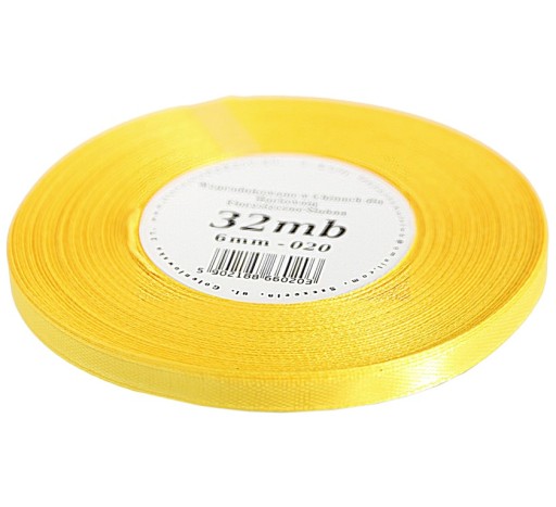Stuha atlasová 6mm/32mb, 100 farieb, najväčší výber