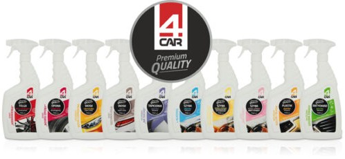 4CAR utierky kokpitu MATTE black classic