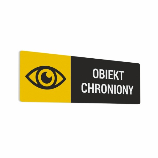 Nálepka - Chránený objekt - 10x30