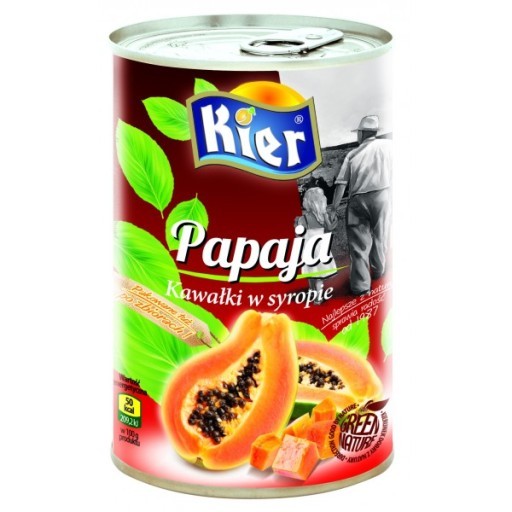 PAPAYA KÚSKY V SIRUPE LIGHT 420g