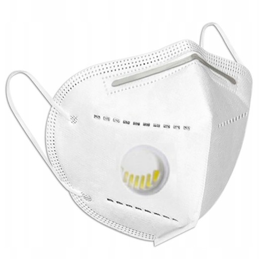OCHRANNÁ MASKA KN95 N95 S VENTILOM 1 KS