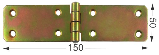 STAVEBNÝ PÁN NA DVERE 150 x 50 PÁNTY POZINKOVANÉ