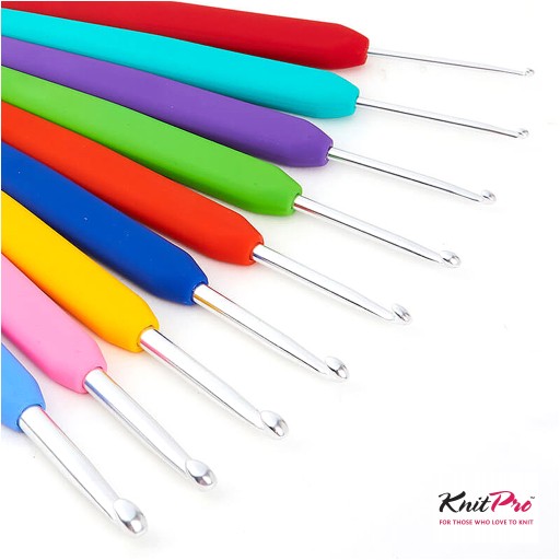 hliníkový háčik 9,00 mm KNITPRO WAVES farebný