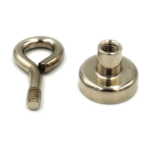 Neodymový magnet N42 16x6 mm 12kg s držiakom EAR