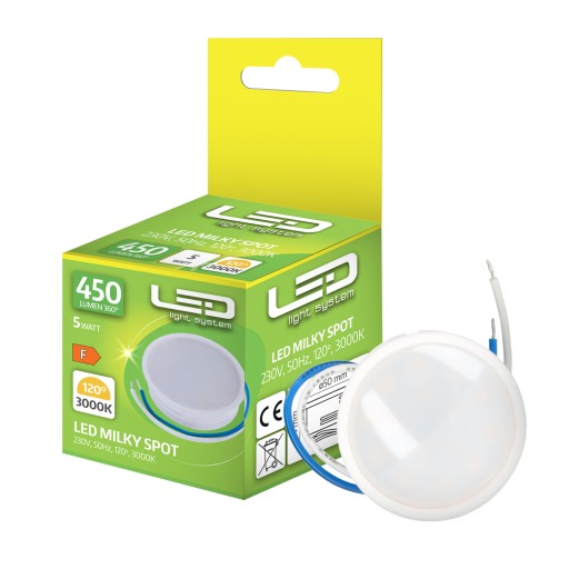 LED žiarovka namiesto GU10 pre HALOGÉN - SUPER TENKÁ