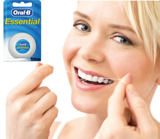 ORAL-B DENTAL FLOSS 50m FRESH MINT WAXED Originálne zabalené