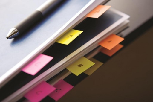 Post-it indexovacie jazýčky fialové 25x43mm