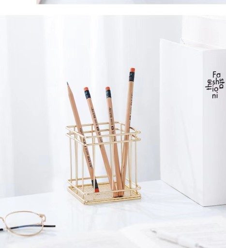 Držiak na pero Square - Gold