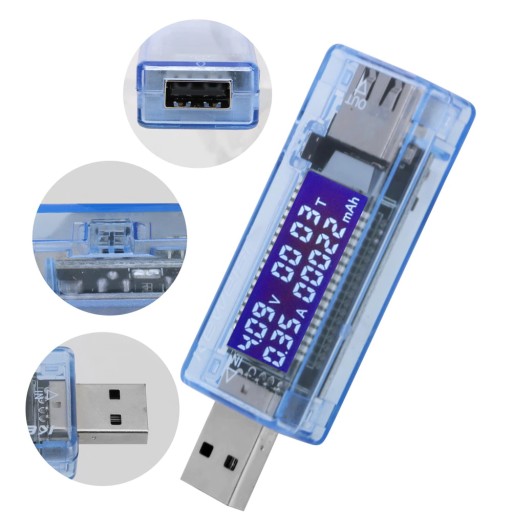 METER VOLTMETER USB AMPÉRMETER TESTER NAPÄŤOVÉHO PRÚDU