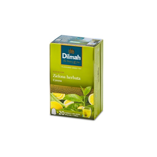 Zelený čaj Dilmah s citrónom 20 ks