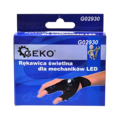 LED RUKAVICE DIELENSKÉ SVETELNÉ PRE MECHANIKOV