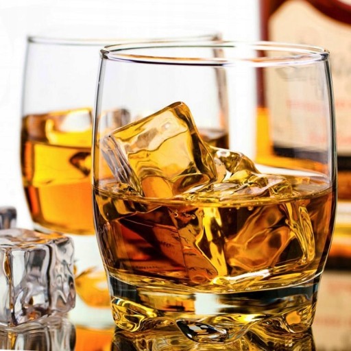 Nízky pohár na whisky, džús, vodu, nápoje, 250 ml