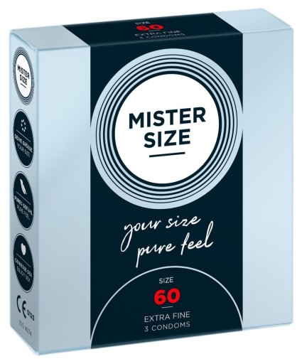 MISTER SIZE kondómy prispôsobené na veľkosť sada 3x3 ks 60 64 69 mm