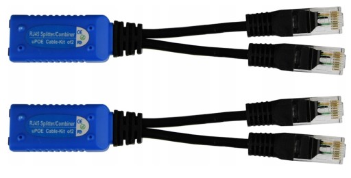 SLITTER 2xRJ45 ZÁSTRČKA 1xRJ45 ZÁSUVKA P-POE2 PULSAR