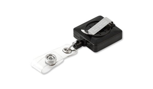 KEY-BAK Retract-A-Badge ID Square with Clip