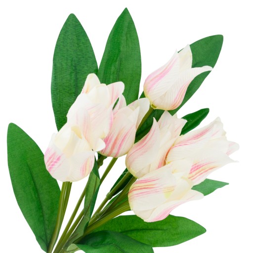 TULIPÁNOVÁ VEĽKÁ KYTICA TULIPÁNOV X9 ružová UMELÉ KVETY TULIPÁNY V KYTICI