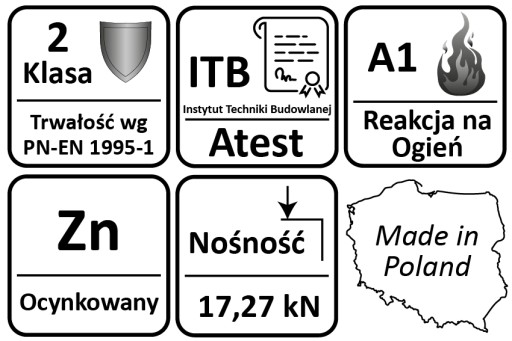 Embosovaný montážny uholník 90x90x65