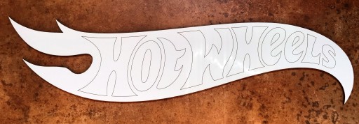 Gravírovanie Hot Wheels, meno dieťaťa, biely tanier