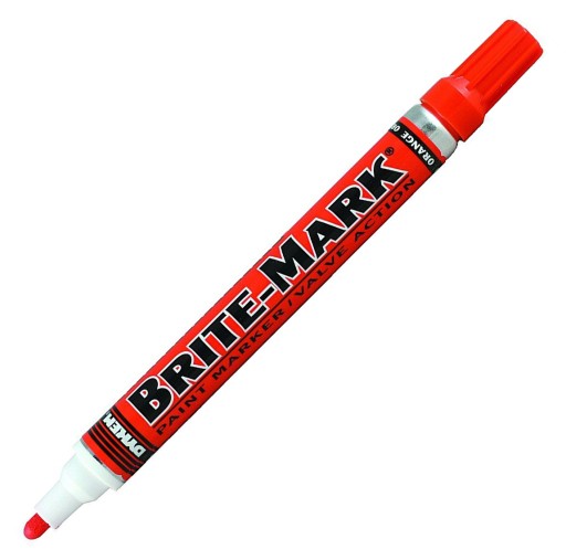 Dykem Brite Mark 916 Valve Marker Orange Med