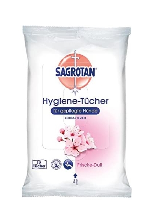 Sagrotan, Hygienické utierky na ruky, 12 kusov