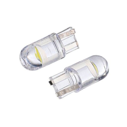 LED ŽIAROVKA W5W 12V 1XF10 CELOSKLENÁ 2 KS. BIELE PARKOVACIE SVETLO