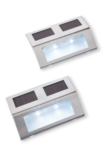 solárne svietidlo nástenné svietidlo 2 LED, nástenná dekorácia terasy, záhrady, balkóna P-122