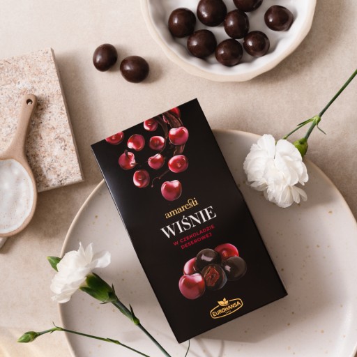 ČEREŠNE V DEZERTNEJ ČOKOLÁDE AMARESTI 80G