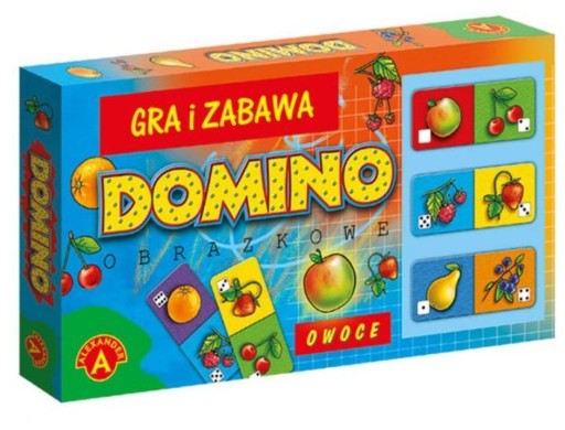 OBRÁZOK DOMINO Fruits LOGICKÁ HRA Alexander